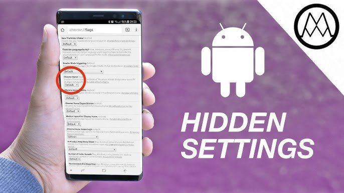 Hidden settings